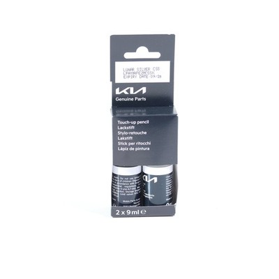 Original KIA Lackstift inkl. Klarlack Basislack Lunar Silver CSS