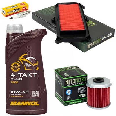 Öl Zündkerze Set Luftfilter Ölfilter 1L Wartung für Daelim Freewing 125 SQ 05-16