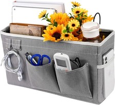 Bedside Caddy Bedside Storage Bag Hanging Organizer for Bunk and Hospital Beds