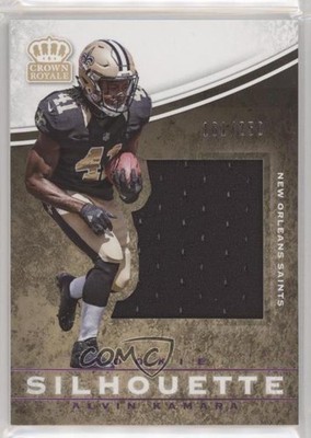 2017 Preferred Jumbo Rookie Silhouette Jerseys Pink /250 Alvin Kamara #23 RC r4i