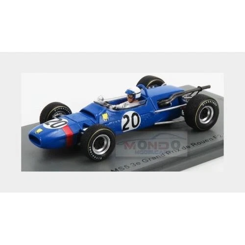 1:43 Spark Matra Simca F2 M5S #20 3Rd De Rouen Gp 1966 J.Schlesser Blue SF183 Mo - Image 2 of 2