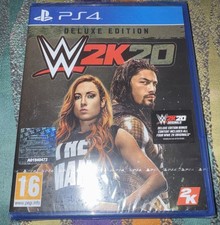 Image of WWE 2K20 Deluxe PS4 Deluxe Edition. Brand new and sealed