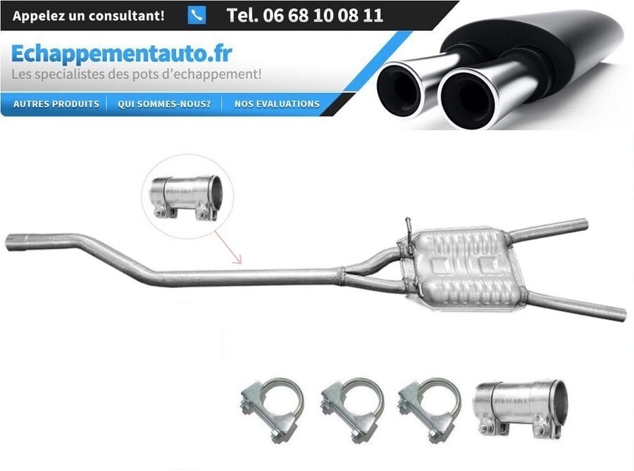 Silencieux échappement Audi A6 C5 1.8 T Quattro pour restaurer le confort acoustique des trajets en famille