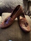 NIB Giorgio Brutini Men's Newark Cognac Leather Tassel Loafers Shoes Size 10 M — photo 1