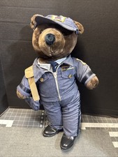 Vintage USPS Patriot Bear Letter Carrier Plush Postal Service Uniform Mailman