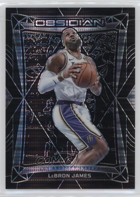 2023-24 Panini Obsidian Electric Etch International LeBron James #15 7y2