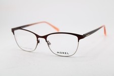 NEW MOREL FRANCE JUNE 3 SP12 BURGUNDY BROWN AUTHENTIC FRAMES EYEGLASSES 53-17