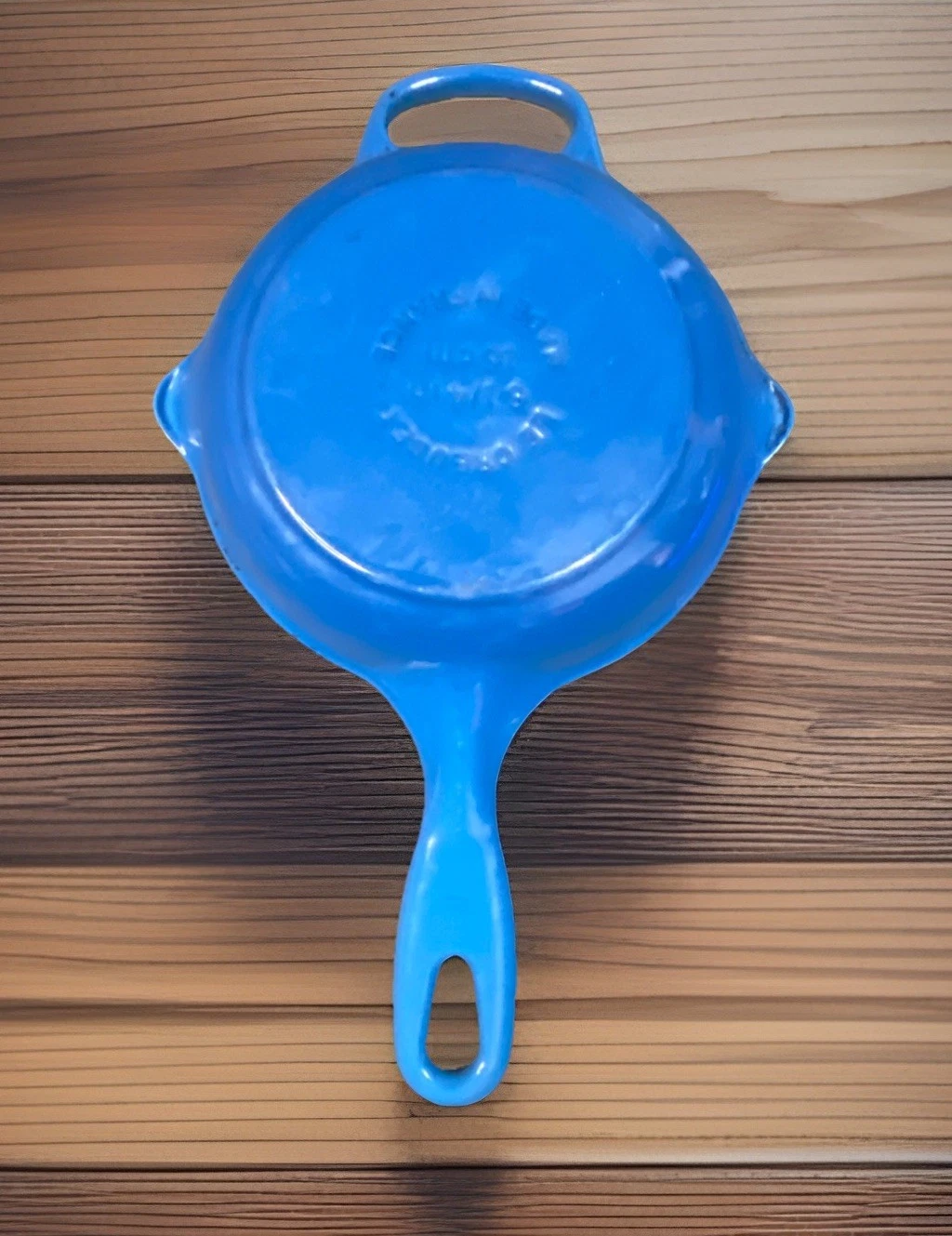 Le Creuset Small Frying Pan Skillet Blue 6.25 “