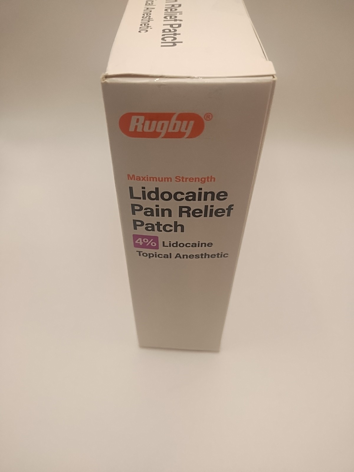 3x Rugby Max Pain Relief Patch 4% 15 Patches Exp:10/2026