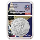 2021 $1 1-oz T1 American Silver Eagle NGC MS70 ER West Point Core