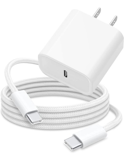 20W Fast Charger For iPhone 16 15 14 13 12 11 Pro Max USB-C Adapter PD Cable Lot