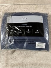 6 Piece Sheet Set, Hotel Luxury Soft  Wrinkle Free Bed Sheets by CGK Linens NEW