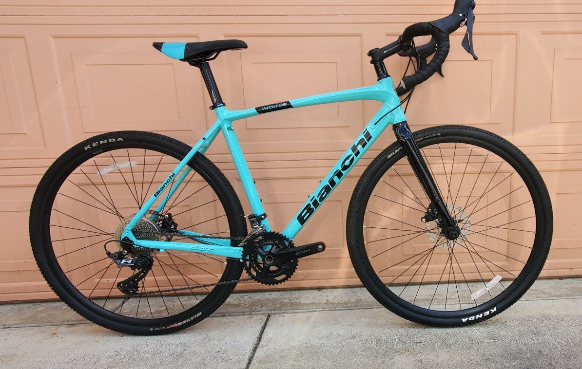 Bianchi Impulso Allroad Disc Gravel Bike, Shimano GRX600  2x11 M/L 55 cm