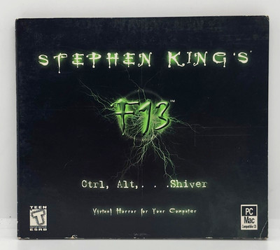STEPHEN KING'S F13 ~ CONTROL, ALT...SHIVER CD-ROM (1999) WINDOWS 95/98 or MAC