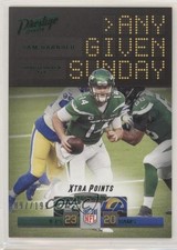 2021 Panini Prestige Any Given Sunday Xtra Points Green 97/199 Sam Darnold 0q1p