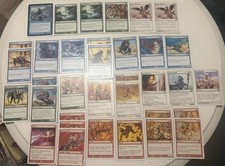 VINTAGE MAGIC THE GATHERING CARDS LOT x35 8th & 9th EDITION & SCOURGE RARE MTG