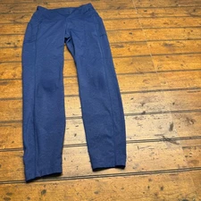 Mondetta Performance + Luxury Blue Textured Athletic Leggings Womens Size S