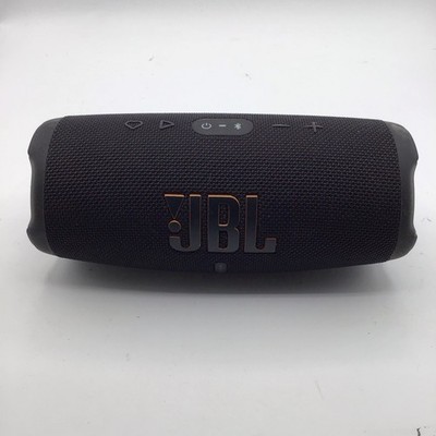 JBL Charge 5 Portable Waterproof Bluetooth Speaker Black Used Tested & Works