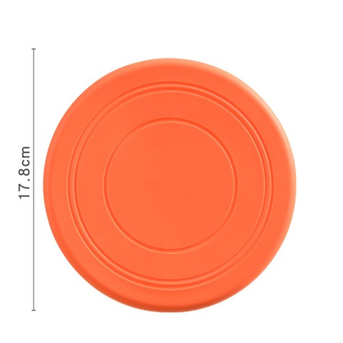 Dog Training Soft thin Throwing,Flying Disc Fetch Silicone Teeth Fun Toy 17.8cm - Picture 12 of 18