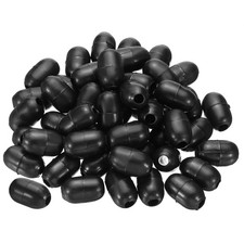 50Pcs Kitchen Sink Rack Feet 5mm ID x 13mm OD Sink Grid Protector Black
