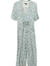 Whistles Women's Jumpsuit UK 10 White Viscose with Polyester Jumpsuit