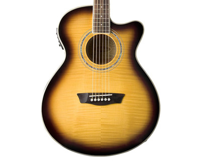 Washburn EA15ATB Festival Series Mini Jumbo Acoustic/Electric Guitar - Open Box