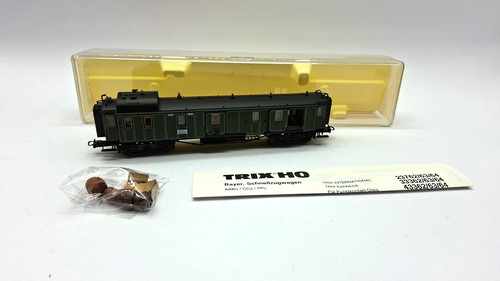 Trix 1:87 H0 23764 tren rápido vagón de equipaje de K.Bay.St.B - verde en embalaje original | Condition: Gebraucht