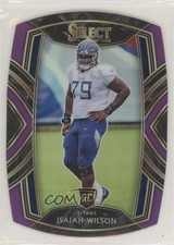 2020 Panini Select Club Level Purple Prizm Die-Cut Isaiah Wilson #291 0b32