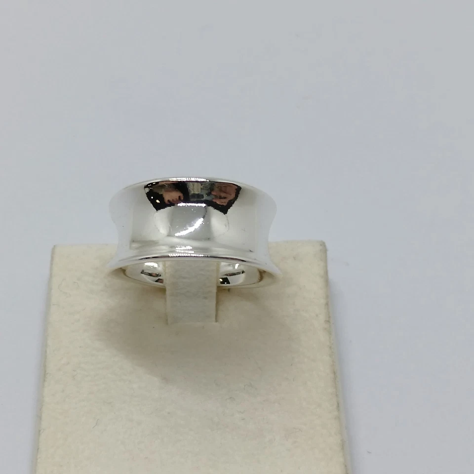 UNOAERRE ANELLO da donna a fascia in bronzo placcato argento   (2646) - Immagine 2 di 4