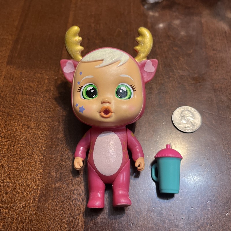 IMC Toys Cry Babies "Rosie Reindeer" Magic Tears 