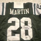 Curtis Martin Signed New York Jets Jersey BAS Authenticated Football Original