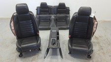 2013-2014 Ford Mustang Black Leather Front Back Seat Set Wconsole See Pics 2013-2014 Ford Mustang Black Leather Front Back Seat Set Wconsole See Pics