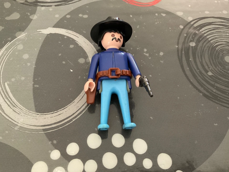 PLAYMOBIL vintage western soldat nordiste chapeau - Photo 1/3