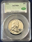 1953 Proof Franklin Half Dollar CAC Certified PR 64