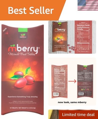 10 Count Miracle Berry Tablets for Flavor Transformation & Healthy Living