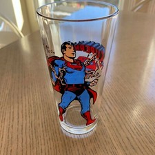 VTG Glass Drinkware Pepsi Collector's Series Superman DC Comics 1975
