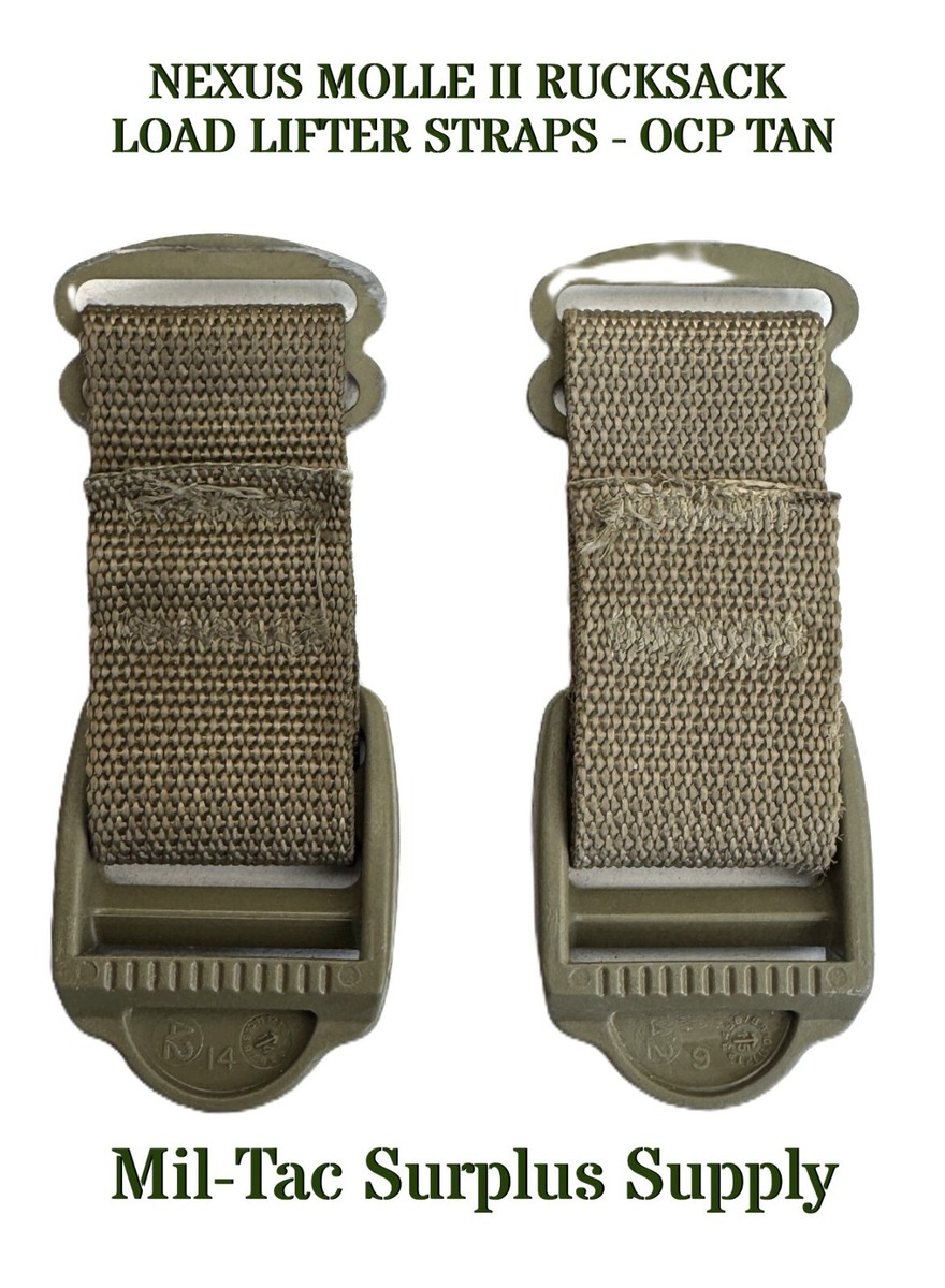 GENUINE MILITARY ISSUE NEXUS MOLLE II RUCKSACK LOAD LIFTER STRAPS