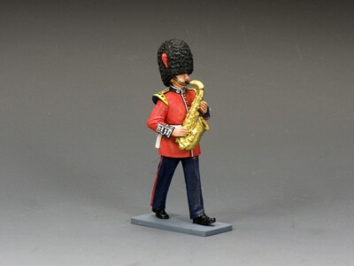 KING & COUNTRY CEREMONIAL CE082 BRITISH COLDSTREAM GUARDS SAXAPHONIST