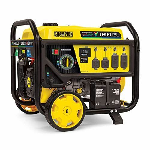 Champion Power Equipment 100416 10,000/8,000-Watt TRI Fuel Portable Natural Gas - Picture 1 of 6
