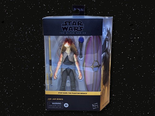 2021 Hasbro Star Wars Black Series Glas Glas Binks 6 Zoll Actionfigur NEU versiegelt!