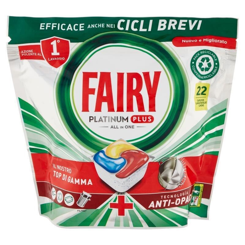FAIRY PLATINUM PLUS 22PZ ALL IN ONE AL LIMONE