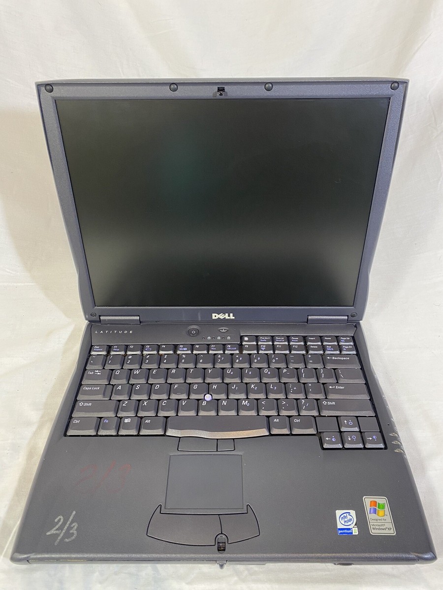 Vintage Dell Latitude C510 PP01L Laptop Windows XP 1.0GHz