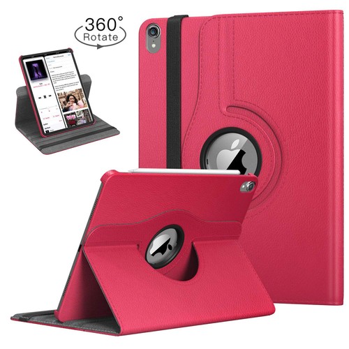 Rotate PU Leather Case for iPad 5/6 iPad 10.2 7/8/9 Gen Air 123 Mini Pro 11/10.5 - Picture 22 of 38