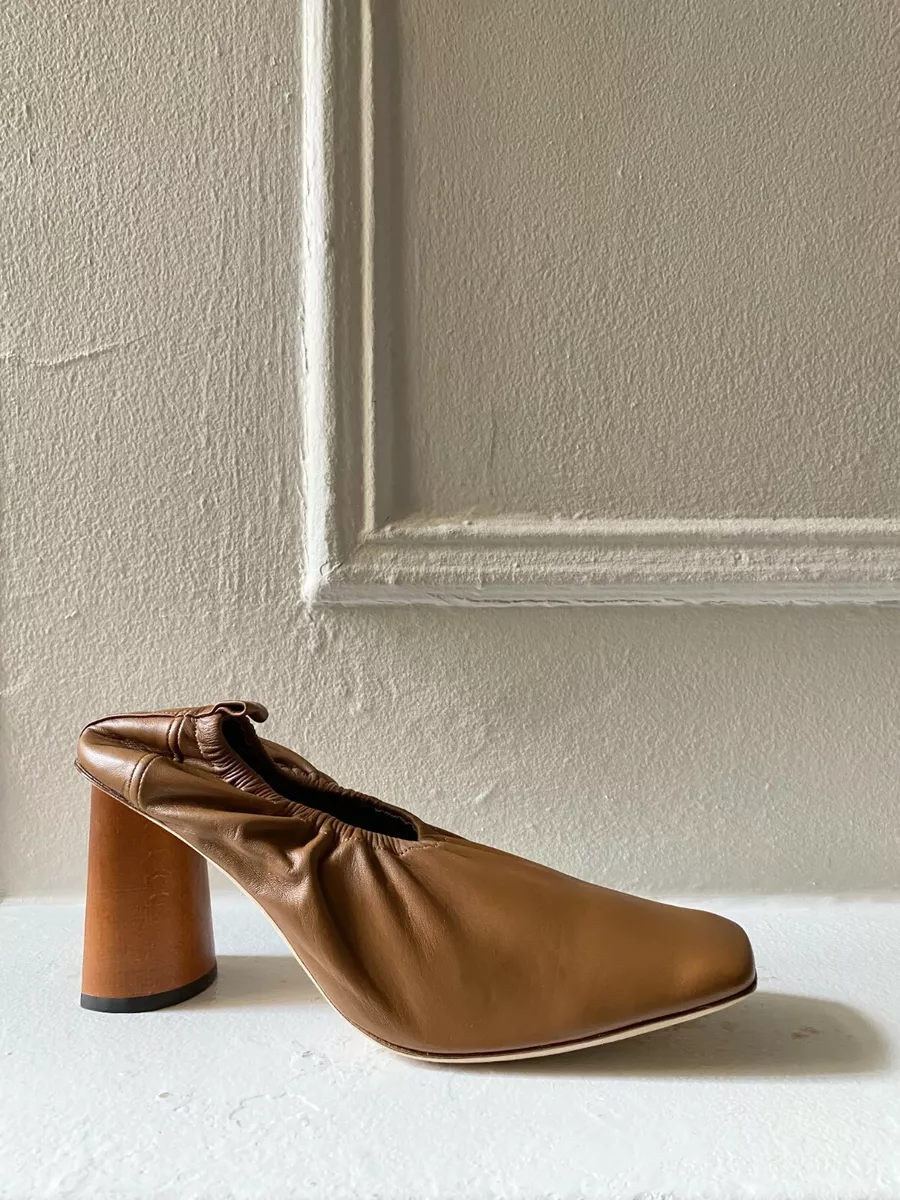 Rejina Pyo Edie Pump 80mm NEW NIB size 41 color Brown made in