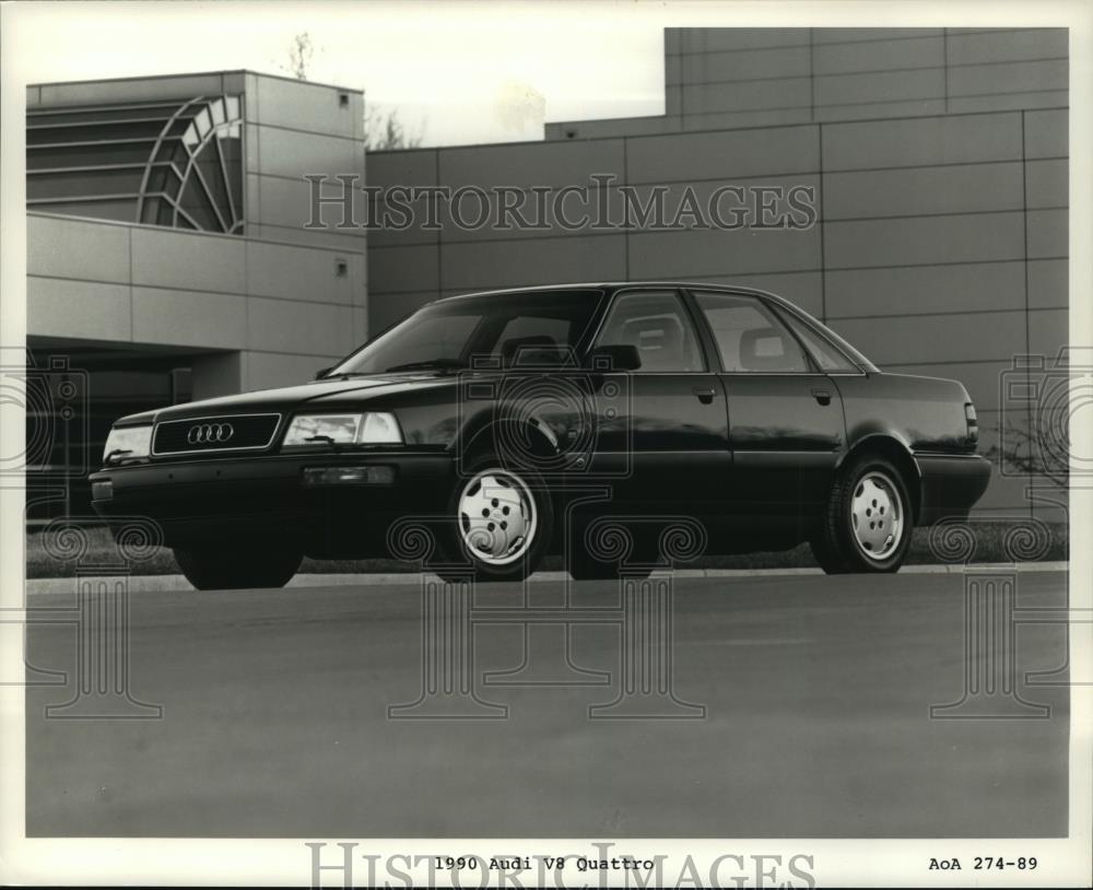 1990 Press Photo Audi V8 Quattro, Automobile, New - not00787