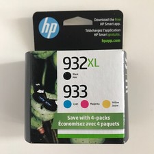 HP 932XL/933 N9H62FN Cyan/Black/Magenta/Yellow Ink Cartridge OEM 10/2022