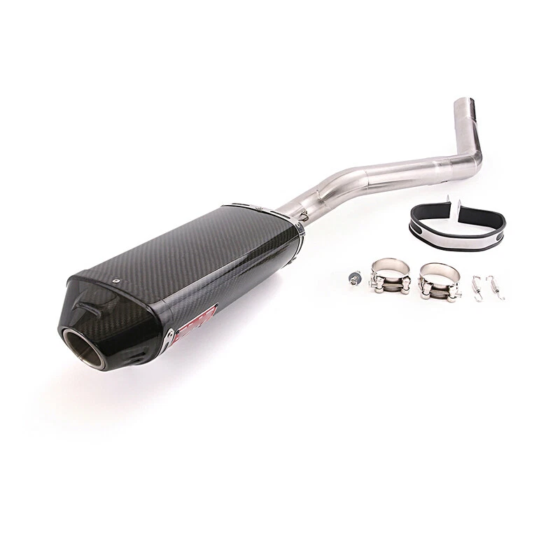 Silenciador de fibra de carbono real con puntas de escape de tubo medio para Honda CBR1000RR 2004-2007 Foto 4 de 4