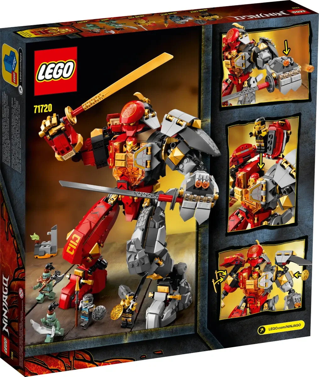 Lego Fire Stone Mech 71720 NINJAGO Minifigure Building set | eBay