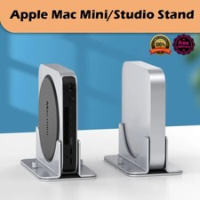 Vertical Anti-Slip Adjustable Hard Alloy Stand For Apple Mac mini Studio US UK