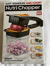 NUTRICHOPPER- FOOD PROCESSOR/SLICER/DICER-AS SEEN ON TV!